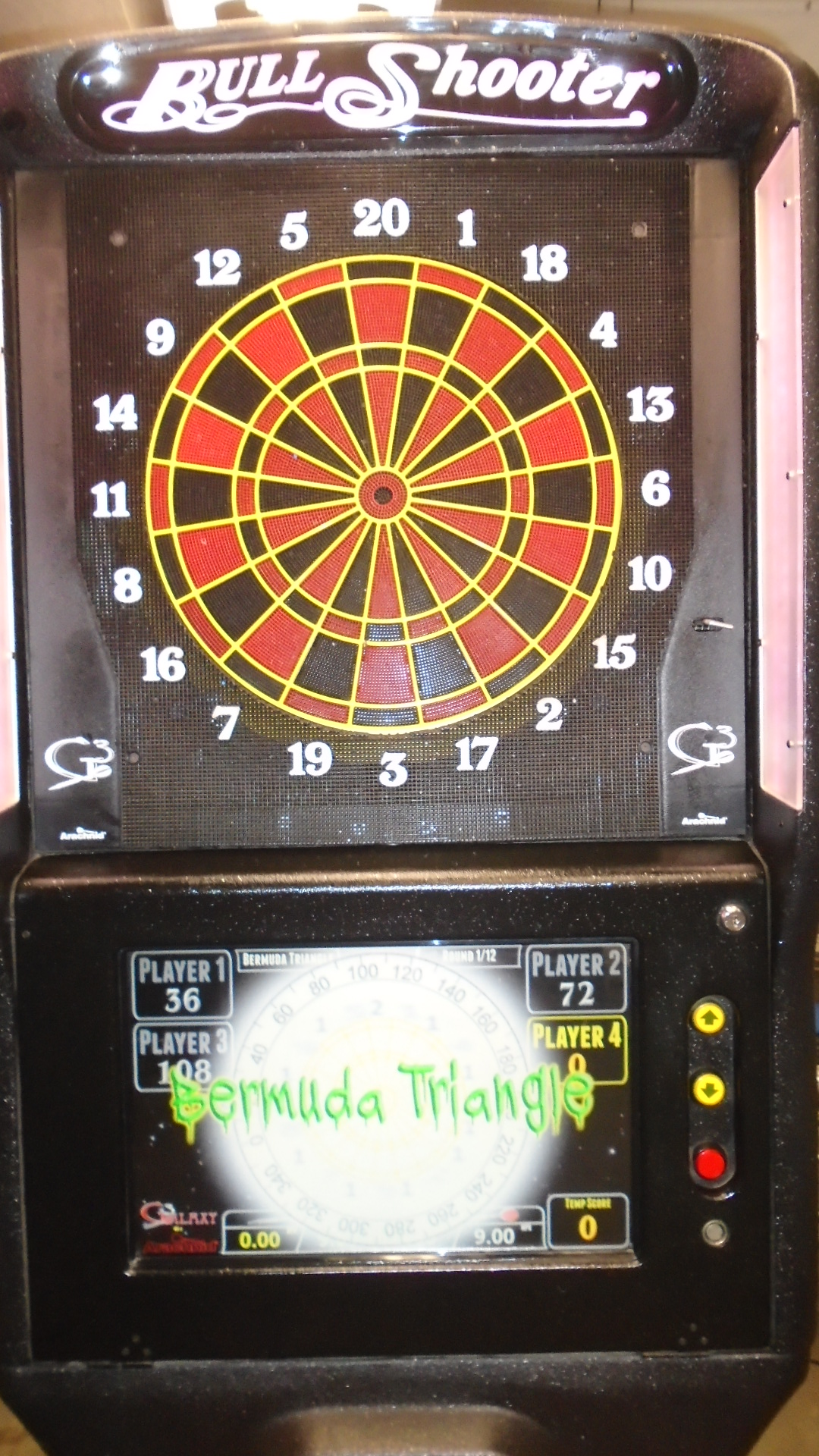 ARACHNID GALAXY 3 Live Commercial Electronic Dart Machine Game for sale LIGHT USE HOME or